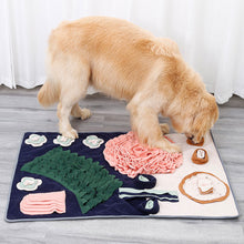 Load image into Gallery viewer, Pet Snuffle Mat Pet Slow Feeder Dispenser Treats Pad Mat IQ Training Sniffing Mat Anti Choking Cat Dog Training Blanket Nose Work Toy