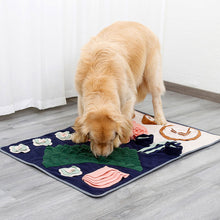 Load image into Gallery viewer, Pet Snuffle Mat Pet Slow Feeder Dispenser Treats Pad Mat IQ Training Sniffing Mat Anti Choking Cat Dog Training Blanket Nose Work Toy