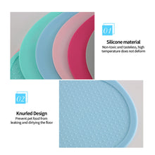 Load image into Gallery viewer, Waterproof Pet Mat for Dog Cat Silicone Pet Food Pad Pet Bowl Drinking Mat Dog Feeding Placemat Easy Washing