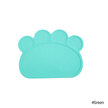 Load image into Gallery viewer, Waterproof Pet Mat for Dog Cat Silicone Pet Food Pad Pet Bowl Drinking Mat Dog Feeding Placemat Easy Washing