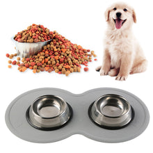 Load image into Gallery viewer, 48*27cm Pet Dog Puppy Cat Feeding Mat Pad Cute Cloud Shape Silicone Dish Bowl Food Feed Placement Dog Accessories