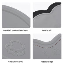 Load image into Gallery viewer, 48*27cm Pet Dog Puppy Cat Feeding Mat Pad Cute Cloud Shape Silicone Dish Bowl Food Feed Placement Dog Accessories