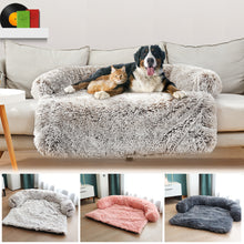 Load image into Gallery viewer, Washable Pet Dog Sofa Bed Cover Plush Calming Bed Mat Pet Blanket Mattress Cat Beds Warm Sleep Cushion Pillow Couch Furniture Protector