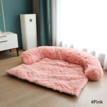 Load image into Gallery viewer, Washable Pet Dog Sofa Bed Cover Plush Calming Bed Mat Pet Blanket Mattress Cat Beds Warm Sleep Cushion Pillow Couch Furniture Protector