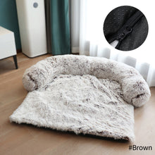 Load image into Gallery viewer, Removable Pet Dog Sofa Bed Cover Plush Calming Bed Mat Pet Blanket Mattress Cat Beds Warm Sleep Cushion Pillow Couch Furniture Protector