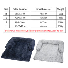 Load image into Gallery viewer, Removable Pet Dog Sofa Bed Cover Plush Calming Bed Mat Pet Blanket Mattress Cat Beds Warm Sleep Cushion Pillow Couch Furniture Protector