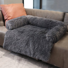 Load image into Gallery viewer, Removable Pet Dog Sofa Bed Cover Plush Calming Bed Mat Pet Blanket Mattress Cat Beds Warm Sleep Cushion Pillow Couch Furniture Protector