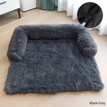 Load image into Gallery viewer, Removable Pet Dog Sofa Bed Cover Plush Calming Bed Mat Pet Blanket Mattress Cat Beds Warm Sleep Cushion Pillow Couch Furniture Protector