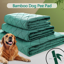 Load image into Gallery viewer, Reusable Natural Bamboo Fiber Premium Waterproof Pet Pad Bed Mat Dog Washable Dog Cat Pet Leak Proof Pee Pads