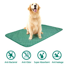 Load image into Gallery viewer, Reusable Natural Bamboo Fiber Premium Waterproof Pet Pad Bed Mat Dog Washable Dog Cat Pet Leak Proof Pee Pads