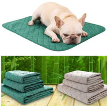 Load image into Gallery viewer, Reusable Natural Bamboo Fiber Premium Waterproof Pet Pad Bed Mat Dog Washable Dog Cat Pet Leak Proof Pee Pads