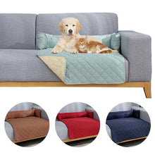 Load image into Gallery viewer, Waterproof Pet Dog Sofa Cover Bed Mattress Cushion Pet Sleeping Mat for Large Dog Couch Cats Seating Protector with Neck Bolster