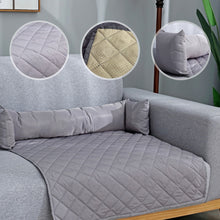 Load image into Gallery viewer, Waterproof Pet Dog Sofa Cover Bed Mattress Cushion Pet Sleeping Mat for Large Dog Couch Cats Seating Protector with Neck Bolster