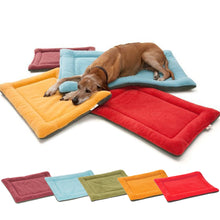 Load image into Gallery viewer, XS-XL Soft Dog Beds Mats Cat Cushion Pet Mats Puppy Sleep Bed Kennel Warm Thick Blanket Matress For Small Medium Large Dogs Bed