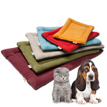 Load image into Gallery viewer, XS-XL Soft Dog Beds Mats Cat Cushion Pet Mats Puppy Sleep Bed Kennel Warm Thick Blanket Matress For Small Medium Large Dogs Bed