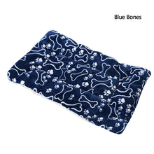 Load image into Gallery viewer, Dog Bed Mat Paw Footprint Washable Pet Bed Blanket Soft Fleece Warm Sleeping Cats Cushion Couch For Dogs Cat Pet Accessories