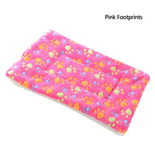 Load image into Gallery viewer, Dog Bed Mat Paw Footprint Washable Pet Bed Blanket Soft Fleece Warm Sleeping Cats Cushion Couch For Dogs Cat Pet Accessories