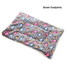 Load image into Gallery viewer, Dog Bed Mat Paw Footprint Washable Pet Bed Blanket Soft Fleece Warm Sleeping Cats Cushion Couch For Dogs Cat Pet Accessories