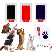 Load image into Gallery viewer, Baby Handprint Footprint Ink Pads Kits Pet Cat Dog Paw Print Souvenir Safe Non-Toxic Gifts