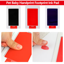 Load image into Gallery viewer, Baby Handprint Footprint Ink Pads Kits Pet Cat Dog Paw Print Souvenir Safe Non-Toxic Gifts