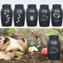 Load image into Gallery viewer, Stainless steel Urns Pets Dog Cat Birds Mouse Cremation Ashes Urn Keepsake Casket Columbarium Pets Memorials