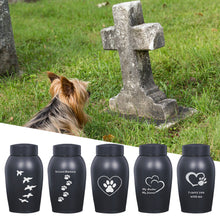 Load image into Gallery viewer, Stainless steel Urns Pets Dog Cat Birds Mouse Cremation Ashes Urn Keepsake Casket Columbarium Pets Memorials