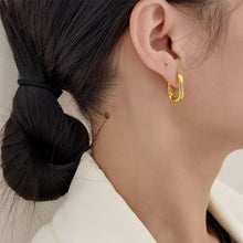 Load image into Gallery viewer, Red Heart Romantic Retro Earrings Woman Trendy Simple Rectangle Ear Rings Party Wedding Girls Fashion Jewelry Gift Accessories