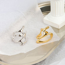 Load image into Gallery viewer, Irregular Silver Color Women Open Ring Trendy Elegant Creative Ring Hollow Branches Fashion Adjustable Rings Girls Party Jewelry