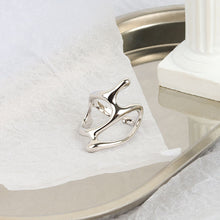 Load image into Gallery viewer, Irregular Silver Color Women Open Ring Trendy Elegant Creative Ring Hollow Branches Fashion Adjustable Rings Girls Party Jewelry