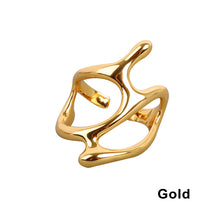 Load image into Gallery viewer, Irregular Silver Color Women Open Ring Trendy Elegant Creative Ring Hollow Branches Fashion Adjustable Rings Girls Party Jewelry
