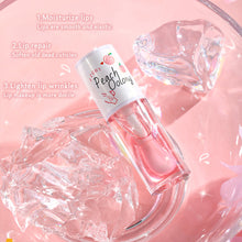 Load image into Gallery viewer, Kawaii Honey Peach Lip Oil Long Lasting Non-sticky Moisturizes Vitamin E Lip Tint Lip Plumper Lip Care Serum Lip Health Care