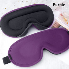 Load image into Gallery viewer, 3D Shading Breathable Sleep Eye Mask Blindfold Eyeshade Sleeping Mask Eye Patch Office Eye Mask Sleeping Aid Block Out Light