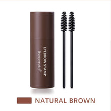 Load image into Gallery viewer, 1 Set Eyebrow Powder Stamp Eye Brow Stencil Stamp Kit with Brush Waterproof Long Lasting Eyebrow Professional Brow Powder Stamp