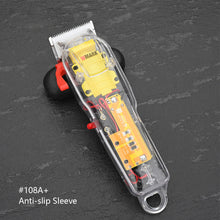 Load image into Gallery viewer, Rechargeable Transparent Body Hair Cutting Machine Hair Trimmer Cover White or Red Base 7300rpm Household NG-108 Hair Clippers