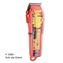 Load image into Gallery viewer, Rechargeable Transparent Body Hair Cutting Machine Hair Trimmer Cover White or Red Base 7300rpm Household NG-108 Hair Clippers