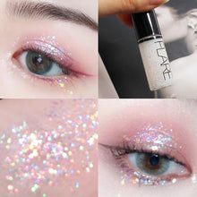 Load image into Gallery viewer, Mini Glitter Metallic Shiny Eyeshadow Liquid Eyeliner Portable Eye Liner Pen-Waterproof Makeup Pigment Pearlized Eyeshadow