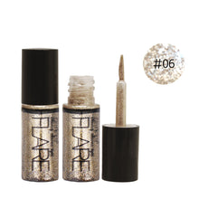 Load image into Gallery viewer, Mini Glitter Metallic Shiny Eyeshadow Liquid Eyeliner Portable Eye Liner Pen-Waterproof Makeup Pigment Pearlized Eyeshadow