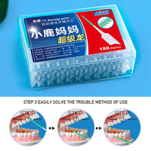 Load image into Gallery viewer, 150Pcs/set TPR Interdental Brushes Massage Gums Soft Dental Cleaning Brush Teeth Care Dental Floss Toothpicks Oral Tools