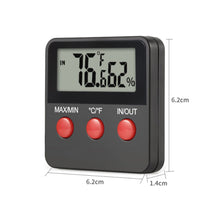 Load image into Gallery viewer, Reptile Tank Digital Temperature & Humidity Meter LCD Thermometer Hygrometer Temp Humidity Monitor Meter For Egg Incubator Pet Keeping