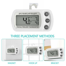 Load image into Gallery viewer, Fridge Thermometer Digital Thermometer for Freezer Waterproof Temperature Meter Detector Kitchen Thermometre Degree Centigrade Fahrenheit
