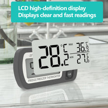 Load image into Gallery viewer, Fridge Thermometer Digital Thermometer for Freezer Waterproof Temperature Meter Detector Kitchen Thermometre Degree Centigrade Fahrenheit