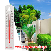 Load image into Gallery viewer, Wall Thermometer Temperature Gauge Monitor Home Indoor Outdoor Thermometer Household Thermometer
