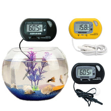 Load image into Gallery viewer, Aquarium Fish Tank Digital Thermometer Reptile Tank Temperature Meter Waterproof LCD Thermometer for Tortoise Pet Keeping