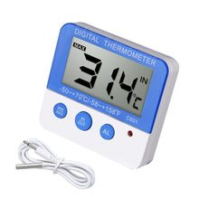 Load image into Gallery viewer, Indoor & Outdoor Digital Temperature Meter with Alarm LCD Thermometer Temp Monitor Gauge for Refrigerator