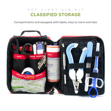 Load image into Gallery viewer, 160pcs/set Mini Pet First Aid Kit Survival kit Military Dog Emergency Rescue Tactical Medical Bag Set First Aid Bag Medicine Organizer