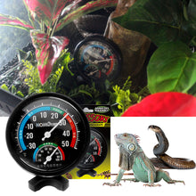 Load image into Gallery viewer, Reptile Tank Temperature & Humidity Meter Battery Free Thermometer Hygrometer Temp Humidity Monitor Meter for Lizard Tortoise Fish Keeping