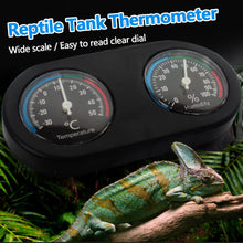 Load image into Gallery viewer, Reptile Tank Temperature & Humidity Meter Battery Free Thermometer Hygrometer Temp Humidity Monitor Meter for Lizard Tortoise Fish Keeping