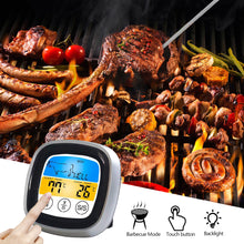 Load image into Gallery viewer, Digital Meat Thermometer for Cooking LCD Touchscreen Food Thermometer Kitchen Timer with Backlight BBQ Oven Cooking Thermometer