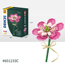 Load image into Gallery viewer, Flower Building Blocks Bricks 3D Model Toy Home Decoration Floral Plant Chrysanthemum Rose Flower Assembly Brick Girl Toy Child Gift