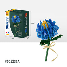 Load image into Gallery viewer, Flower Building Blocks Bricks 3D Model Toy Home Decoration Floral Plant Chrysanthemum Rose Flower Assembly Brick Girl Toy Child Gift